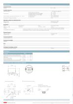 Cella di misura della pressione 513 - Sensore barometrico 0.8 ... 1.4 bar - 2