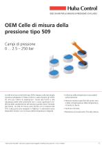 OEM Cella di misura della pressione 509 0 ... 2.5 - 250 bar - 1