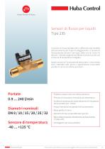 OEM Sensore di flusso / Portata 235 0.9 ... 240 l/min - 1