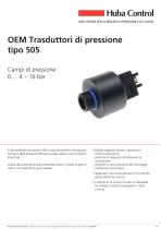 OEM Trasduttore di pressione 505 0 ... 4 - 16 bar - 1