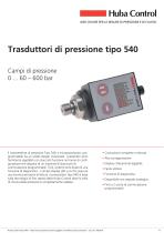 Trasduttore di pressione 540 con display 0 ... 60 – 600 bar - 1