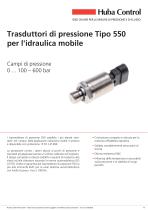 Trasduttore di pressione 550 0 ... 40 – 600 bar - 1