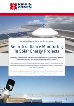 Solar Irradiance Monitoring in Solar Energy Projects