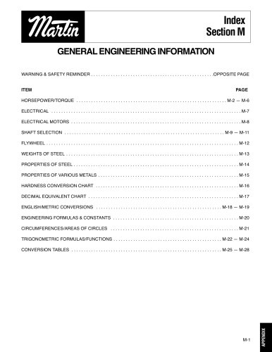 Engineering Information