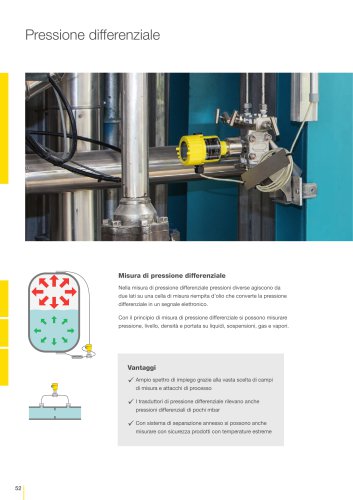 Catalogo prodotti: Pressione differenziale VEGADIF (Pressione, Densità, Portata)