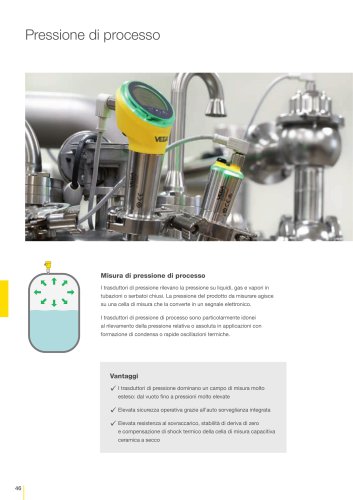 Catalogo prodotti: Pressione di processo VEGABAR (Pressione)