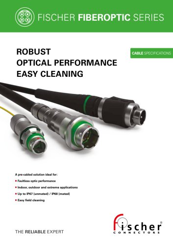 Fischer FiberOptic Series – Cable Specifications