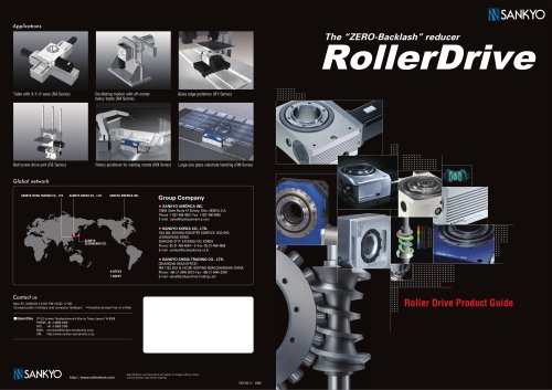 The “ZERO-Backlash” reducer RollerDrive