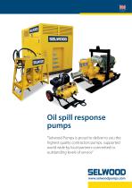 Oil spill response pumps