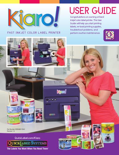 Kiaro!: Fast Inkjet Color Label Printer