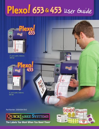 Plexo! 653 & 453: 2-Color Label Printers