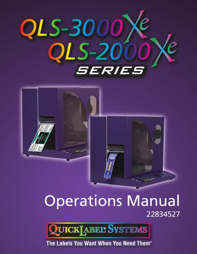 QLS-200x/300x Xe Series: Industrial Color Label Printers