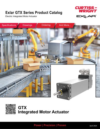 Exlar GTX Series - Electric Integrated Motor Actuator