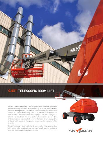 TELESCOPIC BOOMS SJ 45T