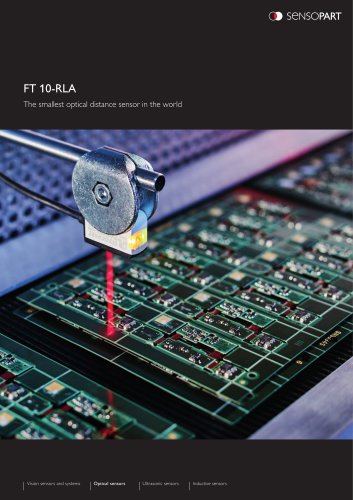 FT 10-RLA - The smallest optical distance sensor in the world