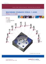 MACHINING STAINLESS STEELS