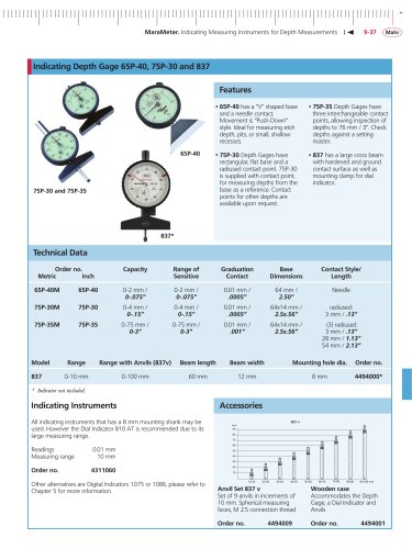 depth gauge 