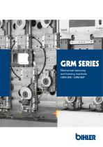 Brochure cam-controlled multi-slide machines GRM series