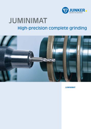 JUMINIMAT - High-productivity complete grinding of cutting tools