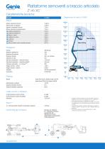 Piattaforme semoventi a braccio articolato Z® -45 XC