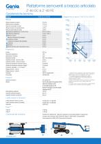 Piattaforme semoventi a braccio articolato Z® -60 DC & Z™ -60 FE - 1