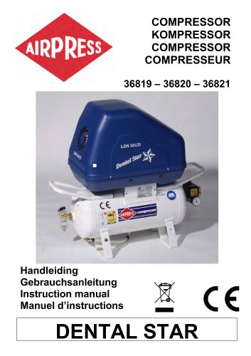 Airpress Compressoren Dental Star (36819,36820.36821)