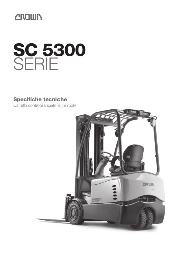 Carrello elevatore 3 ruote, RC 5500