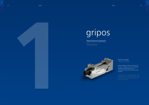 Maschinenschraubstock gripos