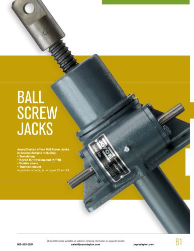 BALL Screw JACKS