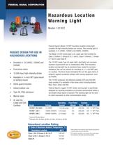 151XST Hazardous Location Warning Light