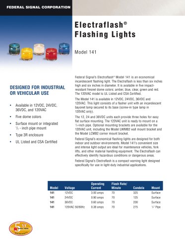 1Electraflash® Flashing Lights 141