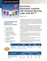 225XL Electraray® Hazardous Location LED Flashing Warning Light with XLT?