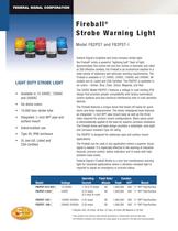 FB2PST?I Fireball® Strobe Warning Light