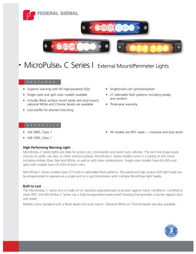 MicroPulse® C Series