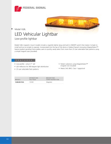 VLBL Vehicular Light Bar