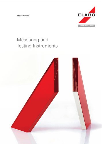 Measuring and Testing Instruments