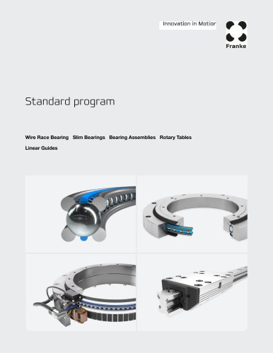 Products Wire race bearings and linear systems