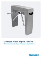 Gunnebo Metro Tripod Turnstile Tripod Turnstile for Public Transport Applications