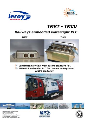 TMRT - TMCU   Railways embedded watertight PLC