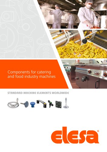 Components for catering and food industry machines