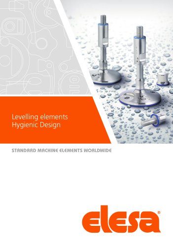 Levelling elements Hygienic Design