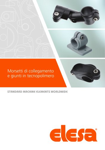 Morsetti di collegamento e giunti in tecnopolimero