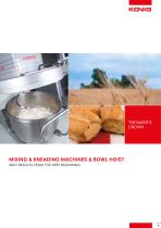 MIXING & KNEADING MACHINES & BOWL HOIST