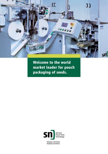 Welcome to the world market leader for pouch packaging of seeds.