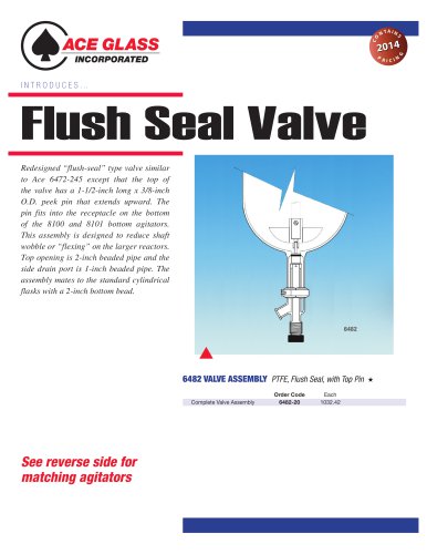 Flush Seal Valve