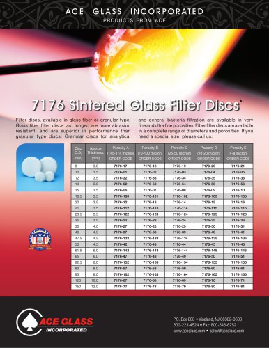 Glass Filter Discs