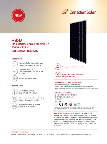 HidM Cs1H-320|325|330|335Ms