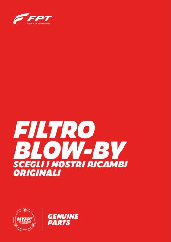 FILTRO BLOW-BY SCEGLI I NOSTRI RICAMBI ORIGINALI