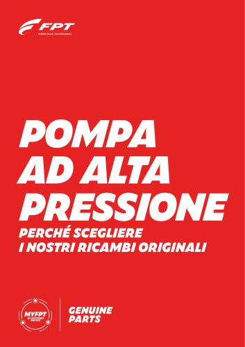 POMPA AD ALTA PRESSIONE