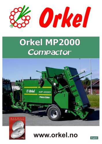 Orkel MP 2000 Compactor